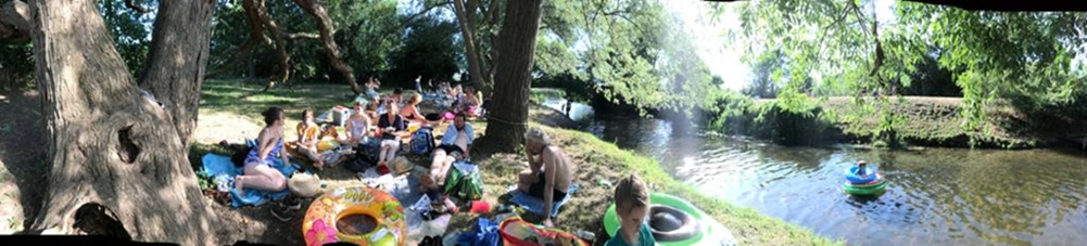 A busy day on the River Waveney summer 2022