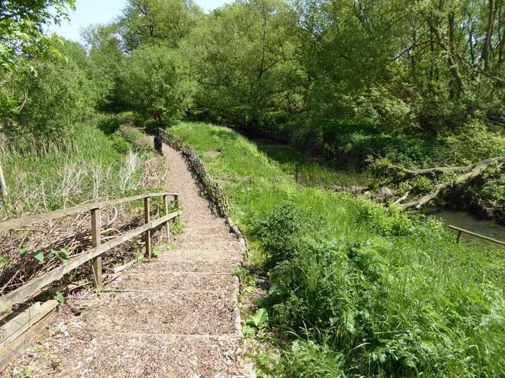 Riverside path