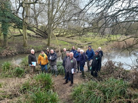 River Wardens priority habitat training with British Freshwater Association March 2023